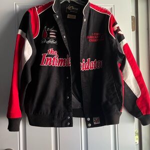 Chase Authentics Black and Red Bomber Jacket